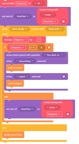 code example