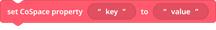 set CoSpace property CoBlock