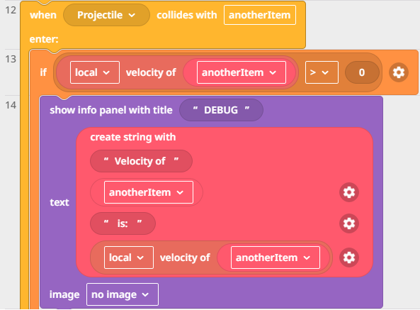 DebugVelocityCodeBlock